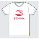 Ayrton Senna meeste T-särk - valge